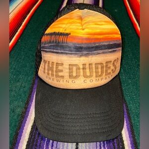The Dudes Brewing Company Trucker Hat Sunset Graphic